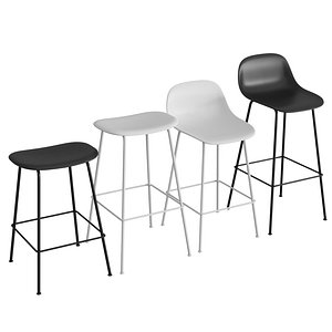 3D Fiber Bar Stool Tube Base
