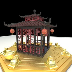 chinese pavilion 3D