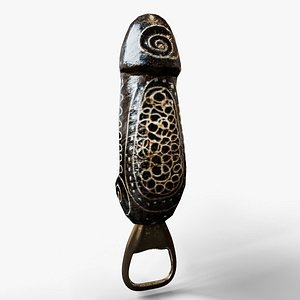 Balinese bottle opener 3D model