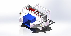 Sheet metal automatic flanging mechanism model