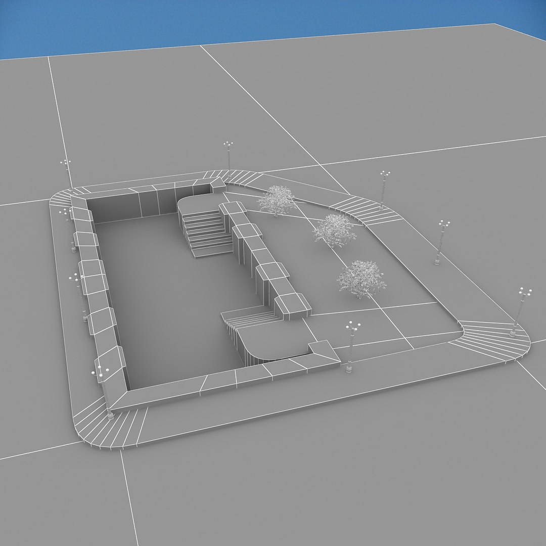 Free Swimming Pool 3d Model