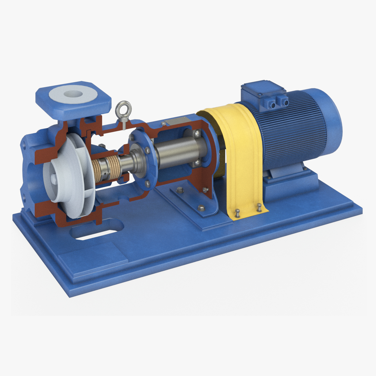 3D model pump centrifugal - TurboSquid 1668225