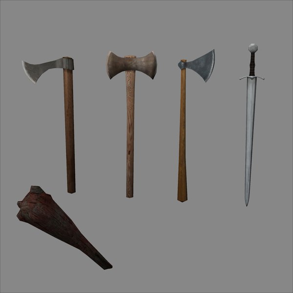 145 medieval props 3d model