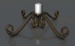 3d candelabra