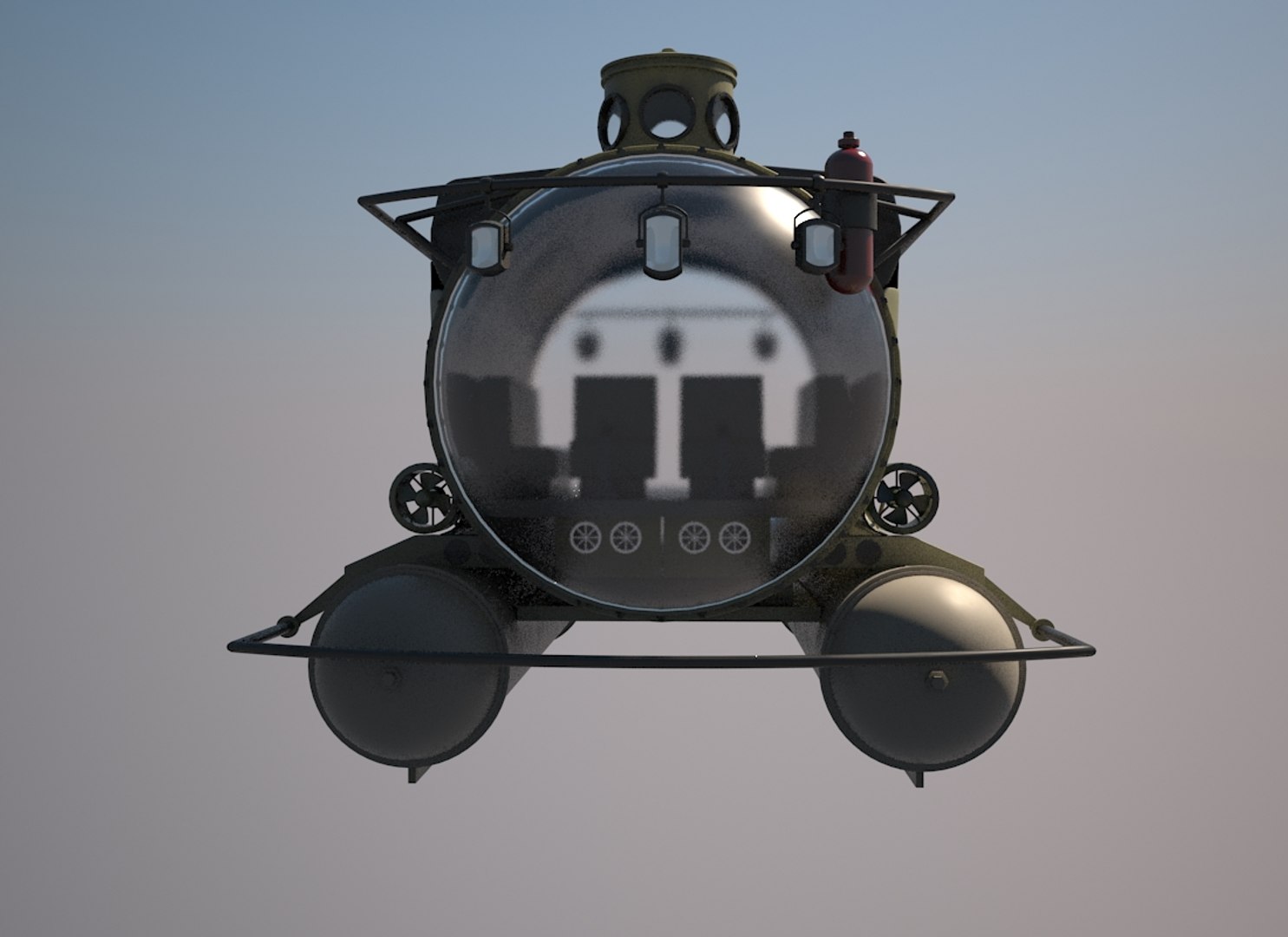 3d Model Mini Sub