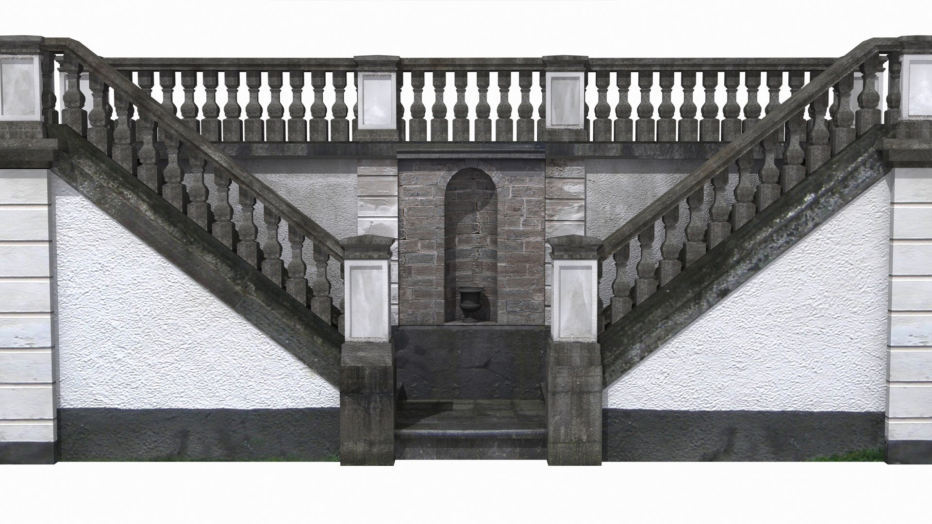 Baroque Staircase 3D - TurboSquid 2059139