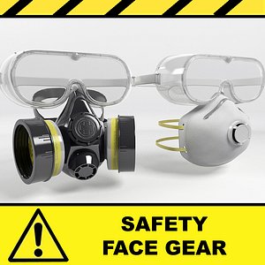 3d model safety mask