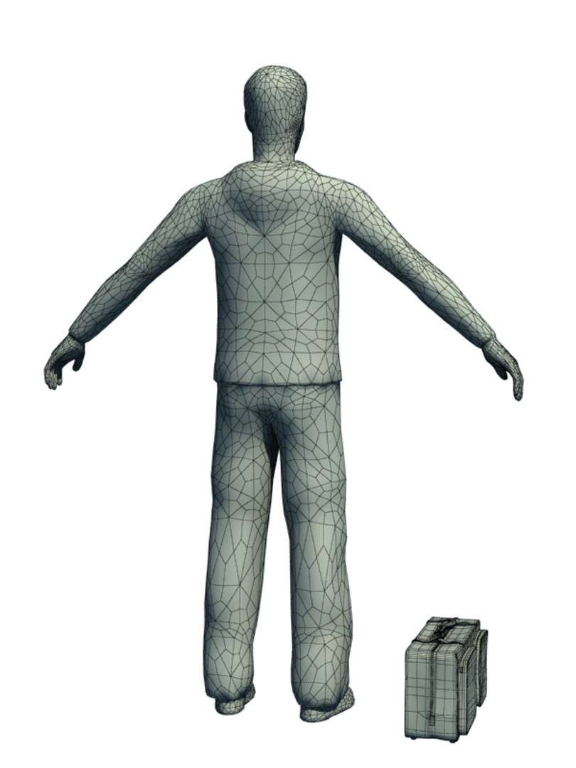 3d Emergency Man Model