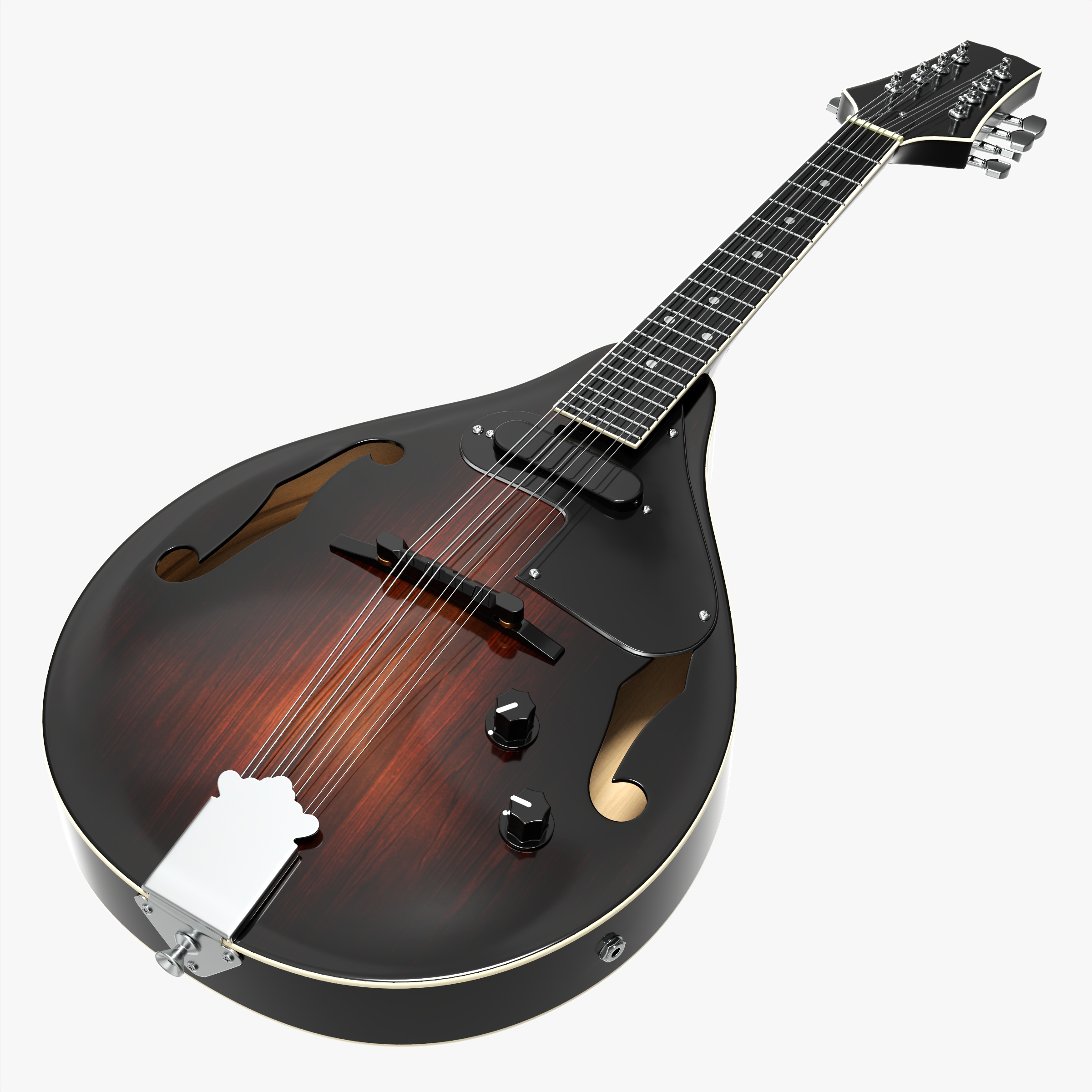 Mandolin string instrument 3D TurboSquid 1809528