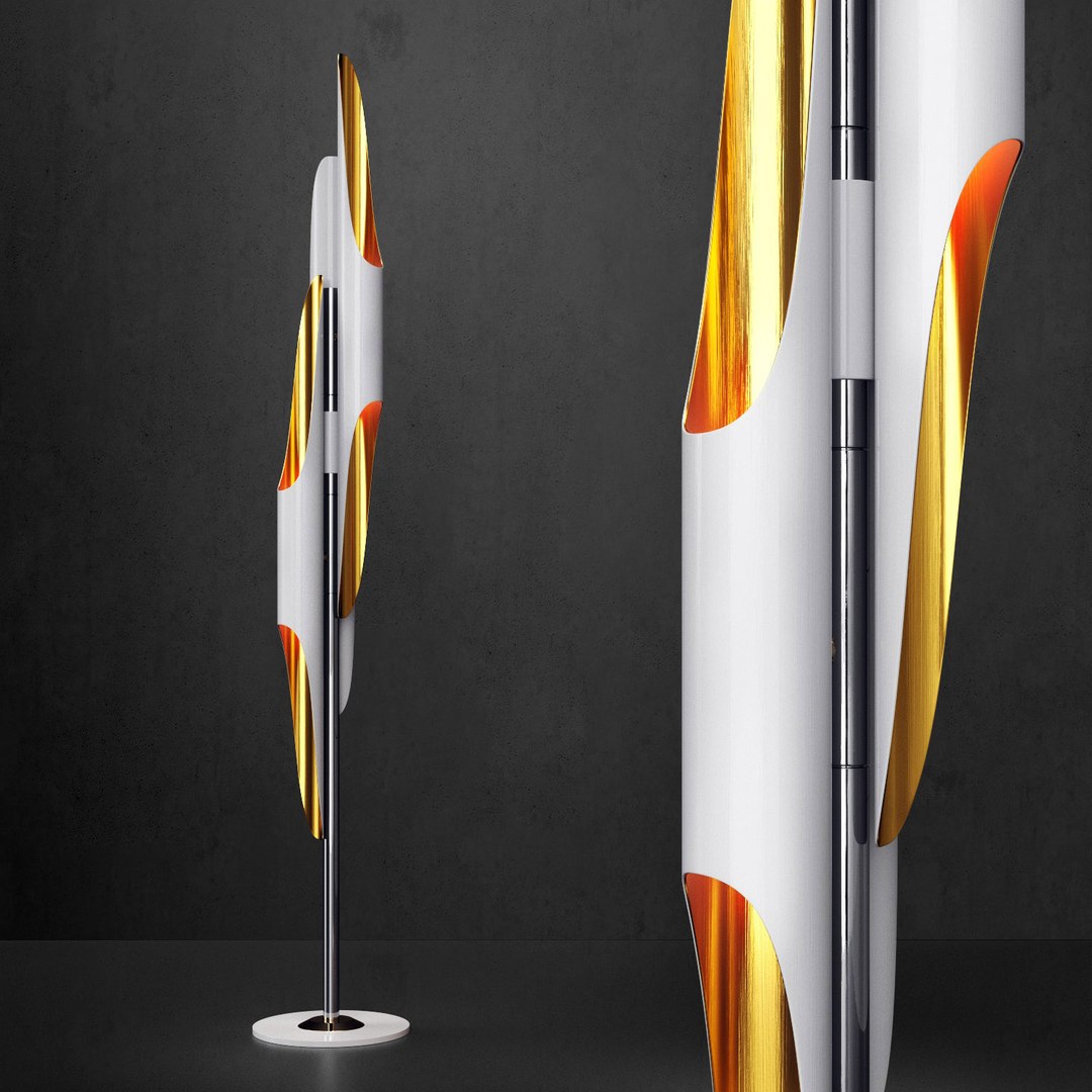 Floor lamp coltrane model - TurboSquid 1502065