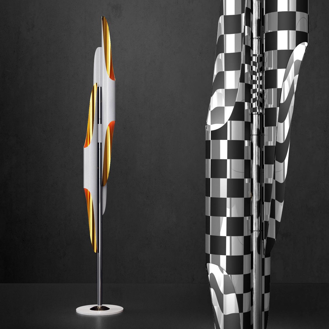 Floor lamp coltrane model - TurboSquid 1502065