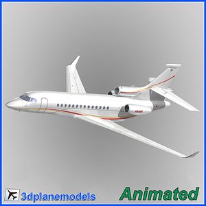 dassault falcon 7x shell 3ds