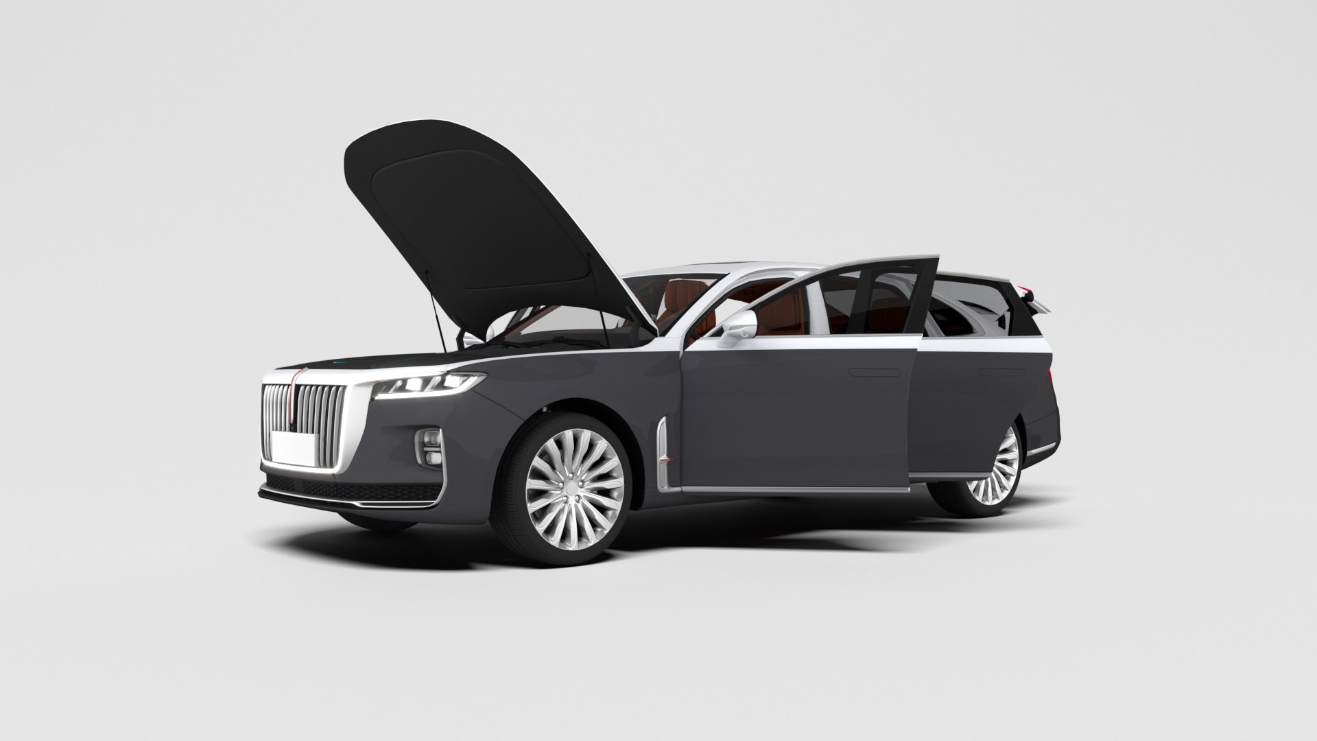 Hongqi H9 Flagship Luxury Executive Sedan Detailed Interior Animated Doors 3D Model 3D model https://p.turbosquid.com/ts-thumb/4a/FMhKwZ/nk/08/jpg/1784795141/1920x1080/fit_q87/612446afa63875fbf1edc931827e49781a3e8fe4/08.jpg