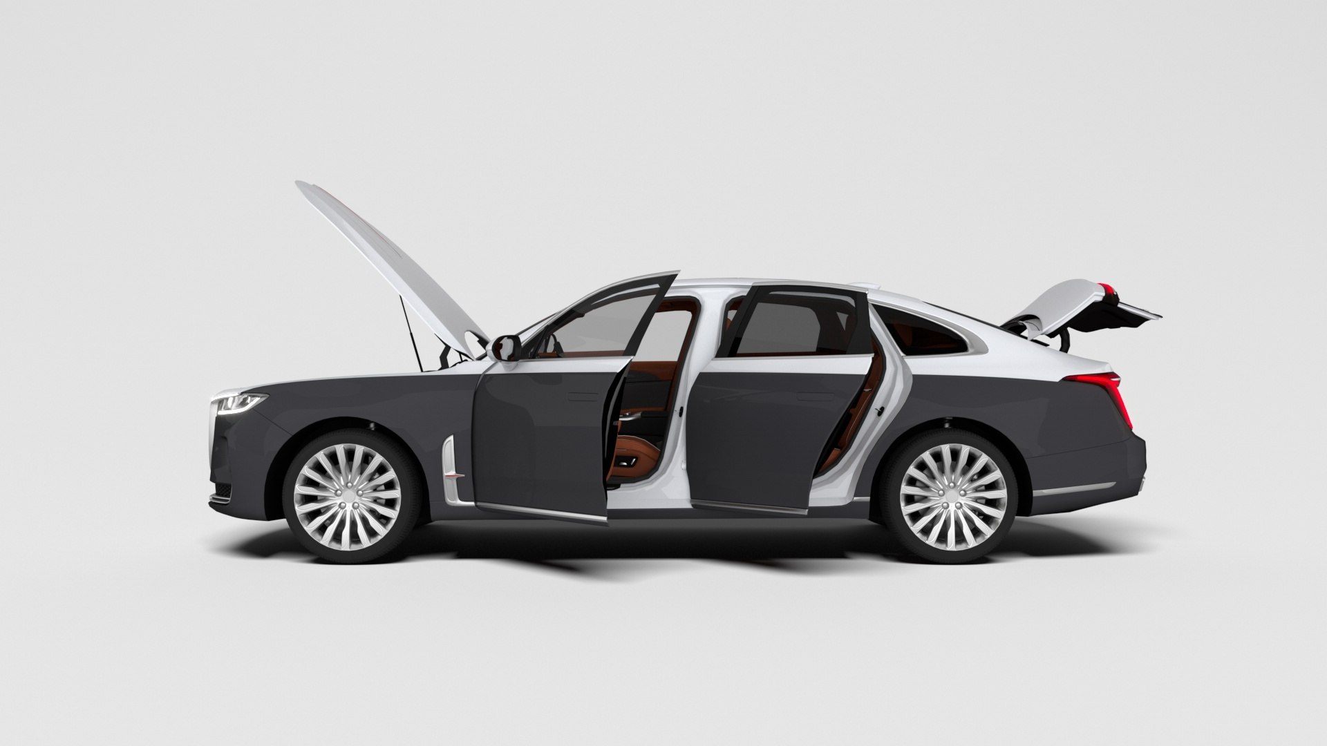 Hongqi H9 Flagship Luxury Executive Sedan Detailed Interior Animated Doors 3D Model 3D model https://p.turbosquid.com/ts-thumb/4a/FMhKwZ/tN/12/jpg/1784795143/1920x1080/fit_q87/6c359593a4b21a23211a136048a03108c6c91aae/12.jpg