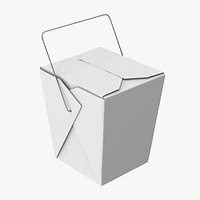 Chinese Takeout Box Closed