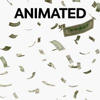 Animated Falling Bills