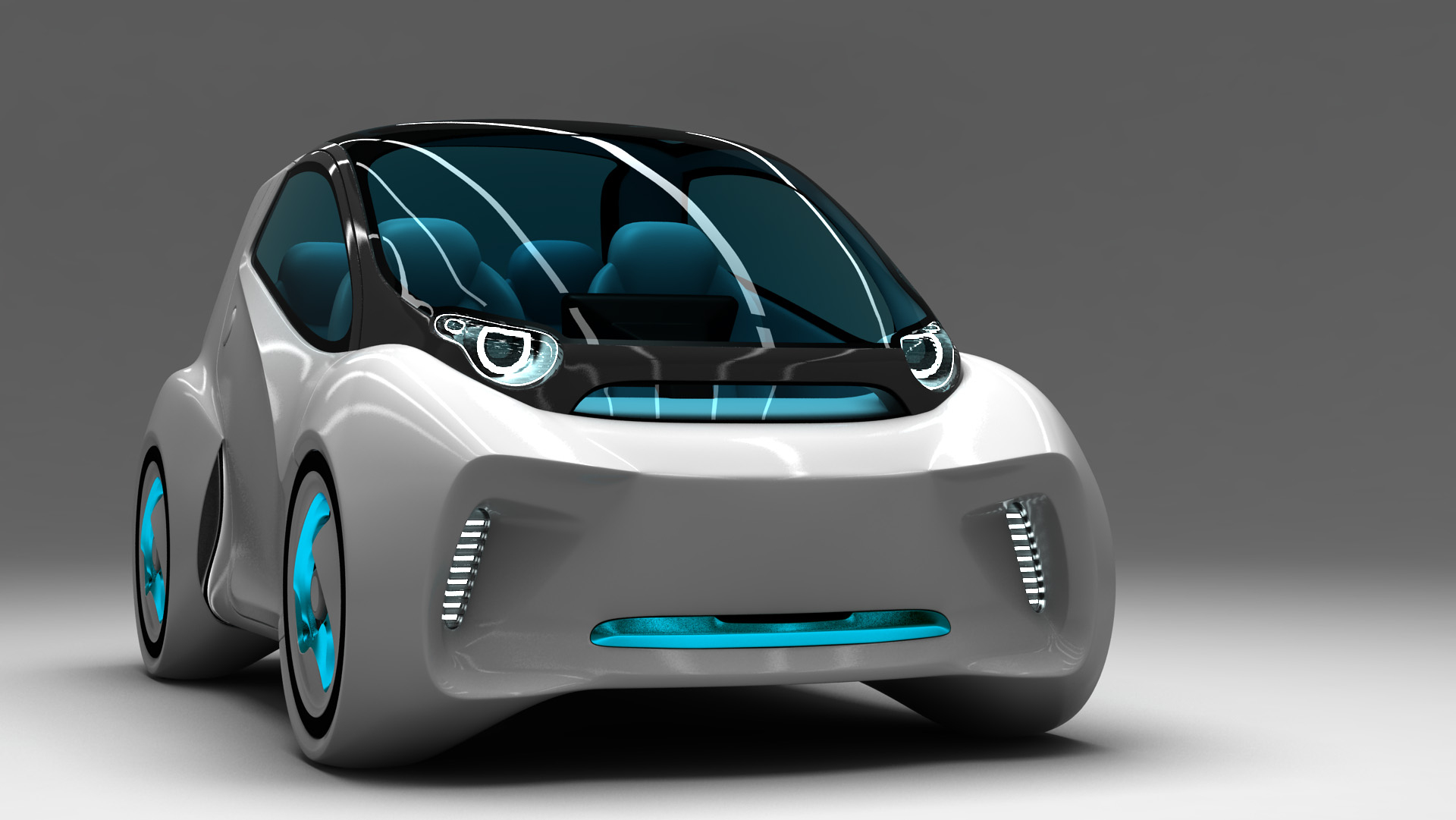 3D model electric car concept - TurboSquid 1651676