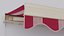 Flat Awning 200 x 200 cm 3D