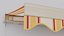 Flat Awning 200 x 200 cm 3D