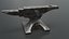 old rusty anvil