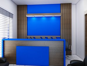 mini office 3D model