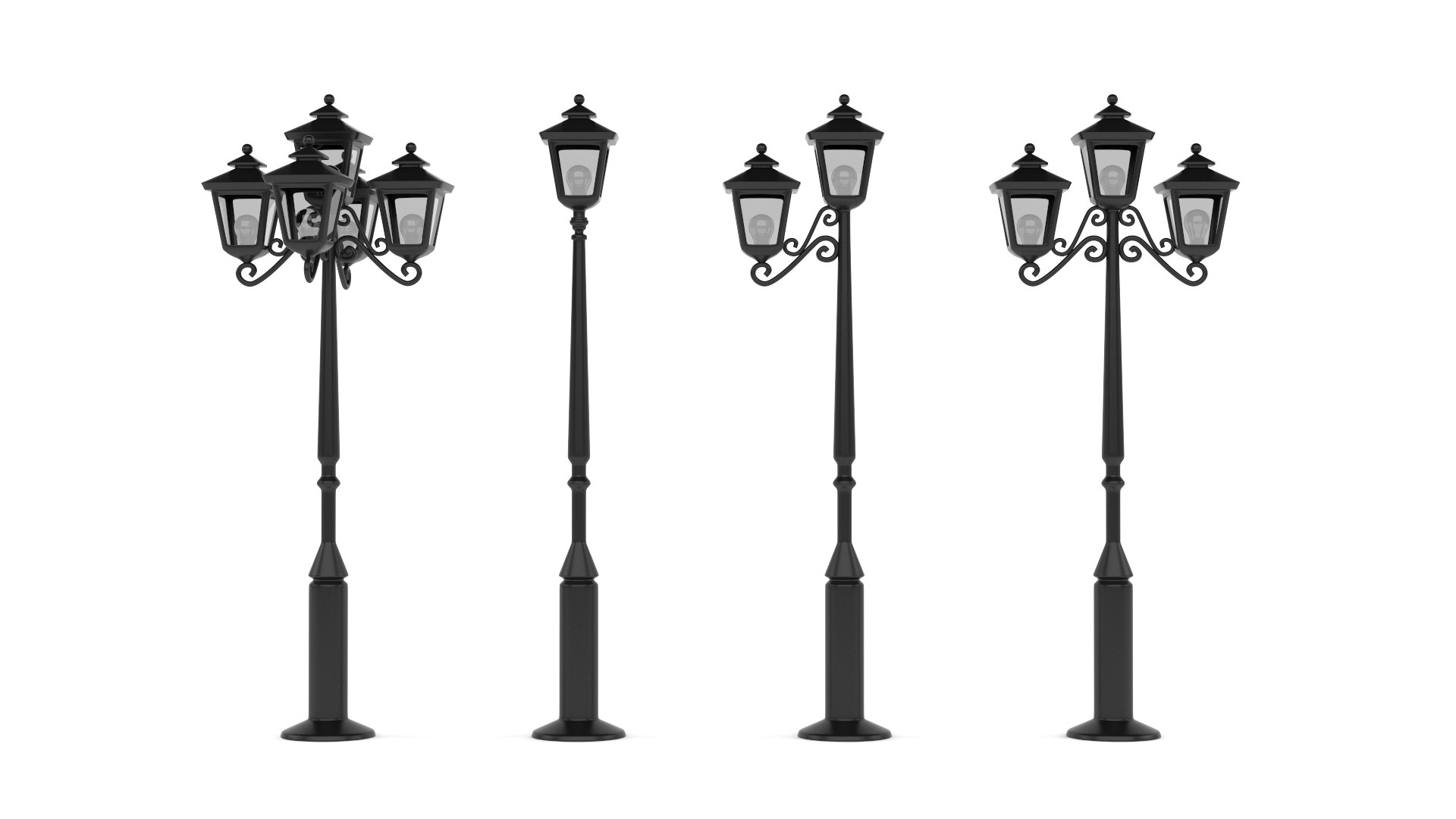 Streetlights 3d Model Turbosquid 1739514