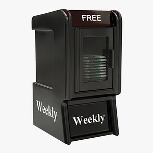 Free Newspaper Box 3D Model