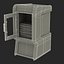 Free Newspaper Box 3D Model