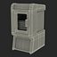 Free Newspaper Box 3D Model