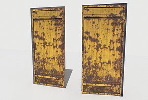 old metal door 3D model