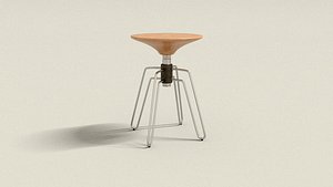 3D laos Screw Stool model