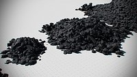 Coal Model Pack - Black Brown Anthracite