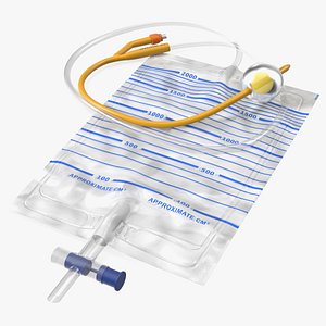 Premium Idealcare Siliconised Foley Catheter Gold