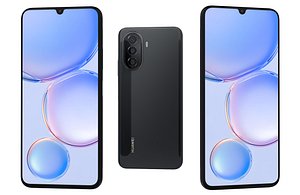 3D model Huawei Nova Y71 Black Low Poly