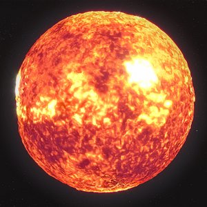 3D sun model