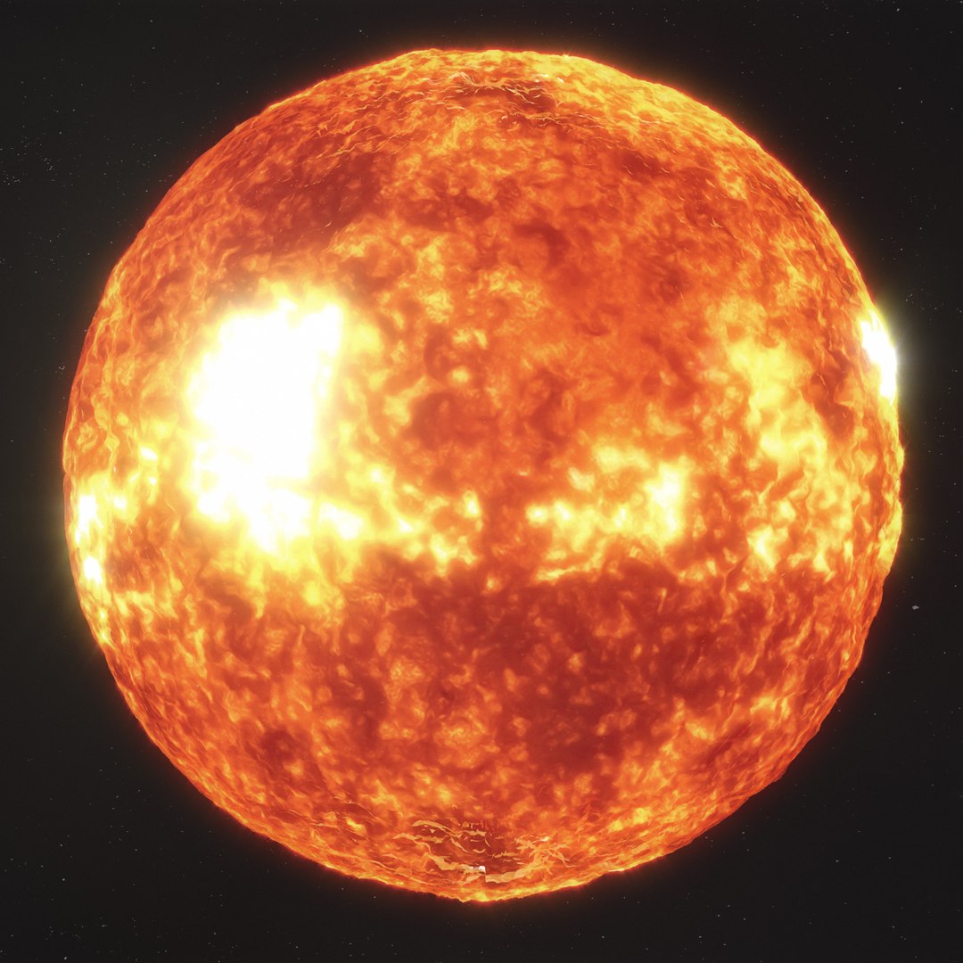 3D Sun Model - TurboSquid 1431157