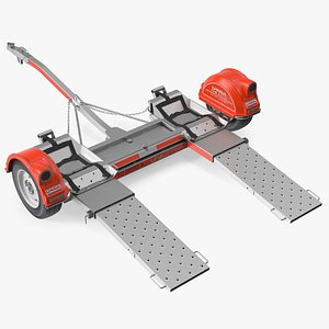 3D U-Haul Axle Tow Dolly model