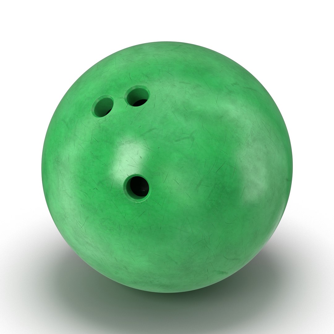 green bowling ball