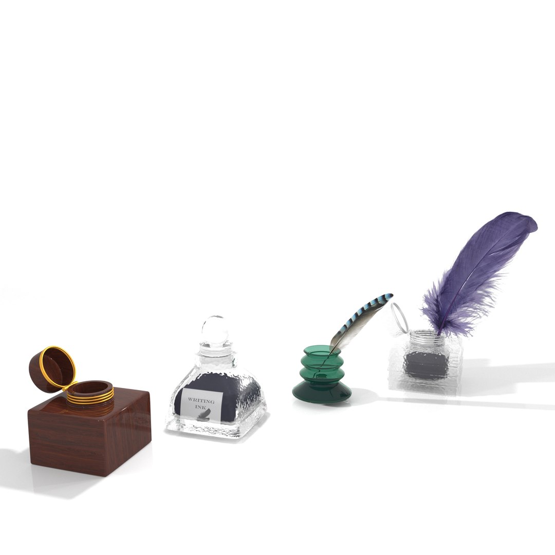 Inkwell Ink 3D - TurboSquid 1471877