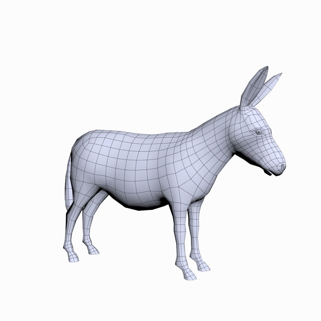 3d Donkey