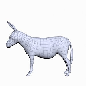 3d donkey
