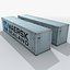 3d model maersk shipping container