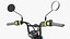Segway eMoped C80 Blue Rigged