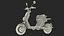 Segway eMoped C80 Blue Rigged