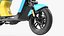 Segway eMoped C80 Blue Rigged