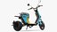 Segway eMoped C80 Blue Rigged