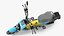 Segway eMoped C80 Blue Rigged