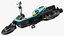 Segway eMoped C80 Blue Rigged