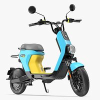 Segway eMoped C80 Blue Rigged