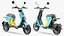 Segway eMoped C80 Blue Rigged